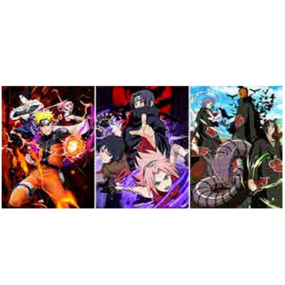Anime Naruto Uzumaki 11.6" x 15.5" 3D Flip poster heavy duty‎ #35